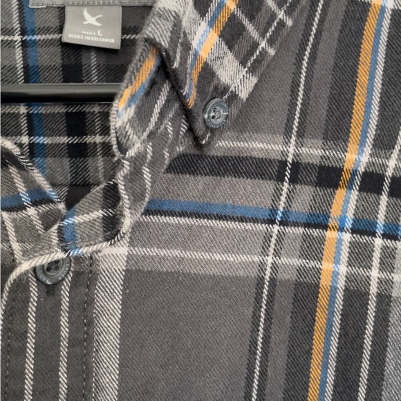 Eddie Bauer Shirt Men’s Classic Fit Long Sleeve Button Up Flannel Size L - Picture 5 of 13